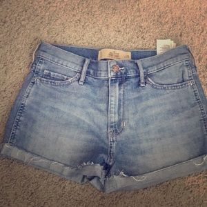 Hollister light blue shorts